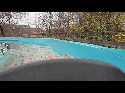 Fel på bromsarna i Flumeride så att båten flyger!