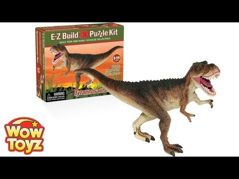 WowToyz Tyrannosaurus rex E-Z Build 3D Puzzle Kit