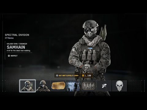 Battlefield 6 Spectral Division Bundle – Samhain Engineer & Fearmonger Assault Skins | BF6