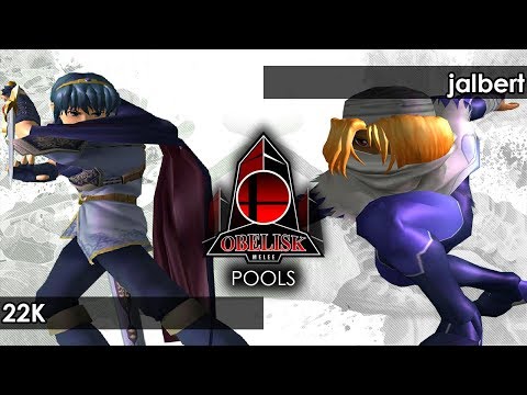 Melee: G5 | 22K (Marth) V jalbert (Sheik) - Obelisk 120 Tournament SSBM