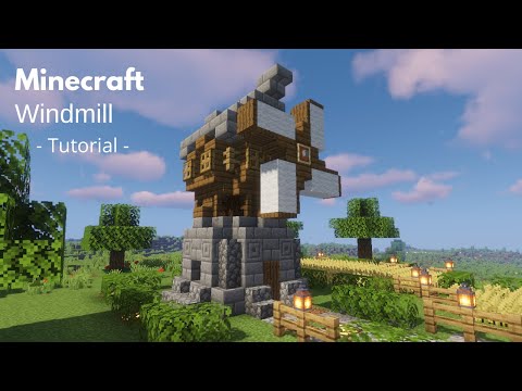 Minecraft: How to Build a Simple Windmill | Small Windmill (Tutorial)