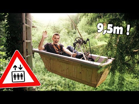 Wir bauen einen BADEWANNEN - AUFZUG für unser BAUMHAUS! #2