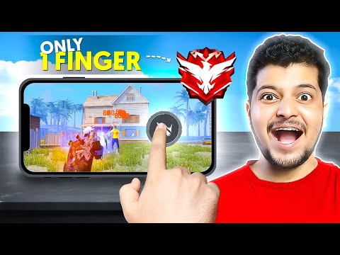 I pushed my rank with ONE finger only..💀