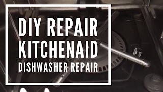 KitchenAid Dishwasher Repair- Not cleaning properly (clean out Filter)