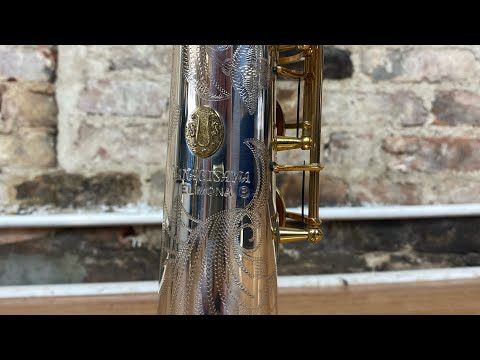 Play Testing this beautiful Yani S880 Elimona Solid Silver Soprano Saxophone! www.newyorksax.com