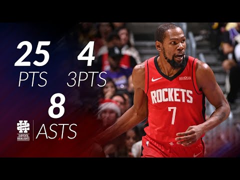 Kevin Durant 25 pts 4 threes 8 asts vs Lakers 25/26 season