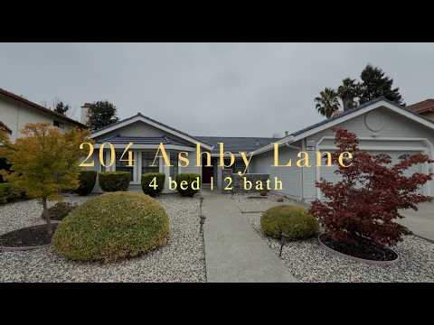Updated Four Bedroom Single Story American Canyon Home in Desirable Neighborhood property video