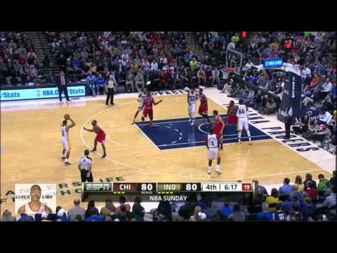 David West 31 points vs Chicago Bulls - Highlights 3/3/2013