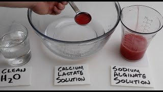 Watermelon Spherification - Molecular Gastronomy