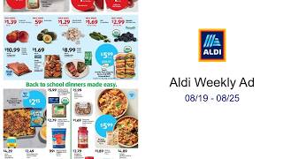 Aldi Weekly Ad 08/19 - 08/25