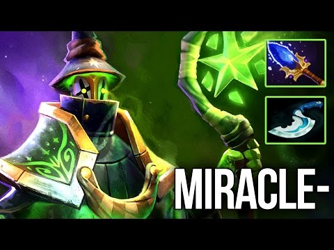 Miracle- Crazy Rubick Dota 2 - Aghanim Scepter and Blink Dagger 9000 MMR Gameplay Dota 2