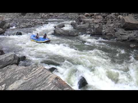 Tunnels rapid gore Canyon Class 5 rapids worked in hole