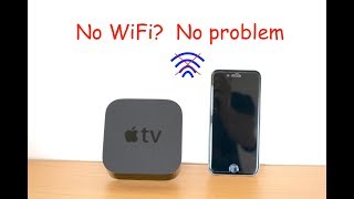 Stream to Apple TV without WiFi