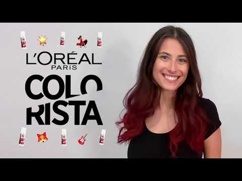Temporary hair color at home with L'Oréal Paris...