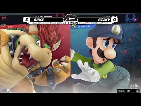 Quarantainment 28 Winners Quarter - _Sans (Bowser) Vs. Riiky (Luigi) Smash Ultimate - SSBU