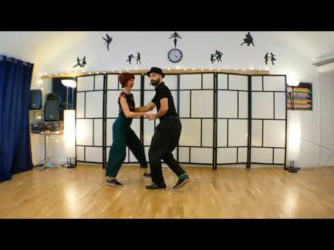 One of our favourite footwork variations (leader & follower)