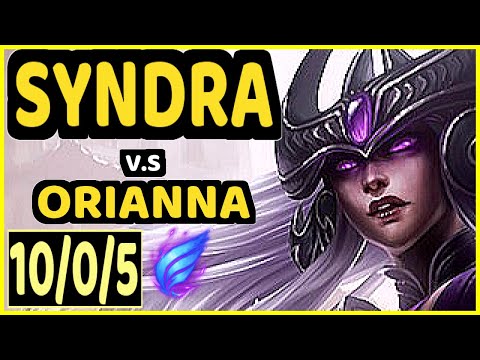 EVROT (SYNDRA) vs ORIANNA - 10/0/5 KDA MID CHALLENGER GAMEPLAY - BR