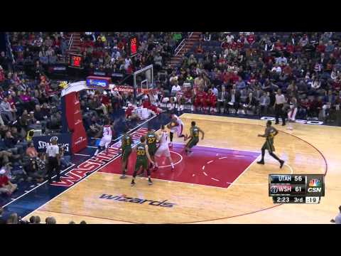 Nene Highlights Jazz vs. Wizards 12.14.2014 - 10 Points, 6 Rebounds