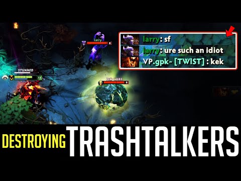 Don't ever TRASH TALK the 11,000 MMR Player - GPK destroying toxic players DOTA 2