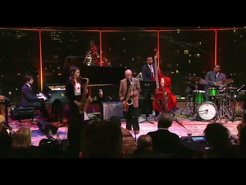Jimmy Heath performs "New Picture" with Melissa Aldana & Monk Competition Winners (2014)