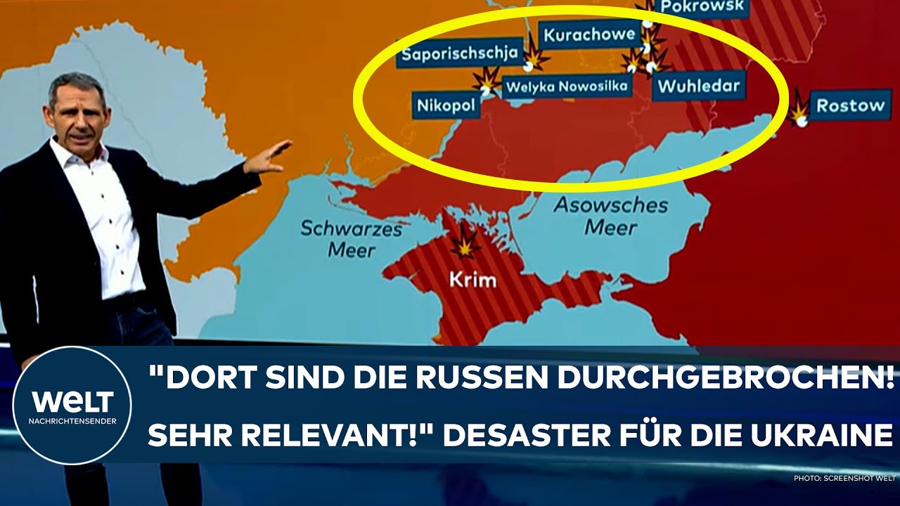 PUTINS KRIEG: "Dort sind die Russen durchgebrochen! Das ist sehr relevant!" Desaster für die Ukraine
