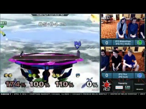 Rubicon 9 - TSI | Shabo & WakenVape vs. Thor & Sizzle - SSBM - Loser's Semis