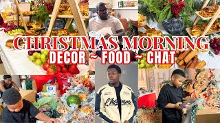VLOG : Christmas Day 25' w/ Family - Dinner Mishap, Breakfast Walk thru, Feeling Better & Decor Chat