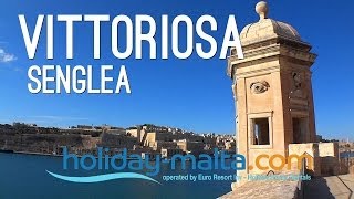 preview picture of video 'Vittoriosa, 3 cities of Cottonera , Senglea, Birgu, L-isla and Valletta Malta 2014'