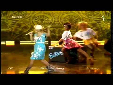 Anmary - Beautiful Song (Live Latvia Eurovision 2012) HD