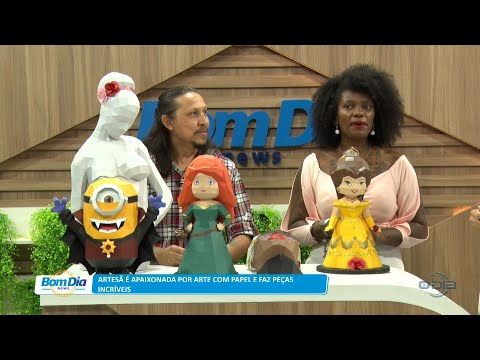 Artesã é apaixonada por produções com papel e faz peças incríveis 18 11 2022