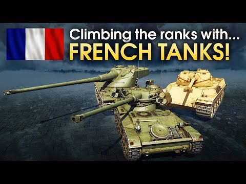 Climbing the ranks with FRENCH TANKS / War Thunder