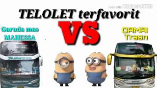 Download lagu Adu TELOLET Garuda mas VS Damai || minion style mp3