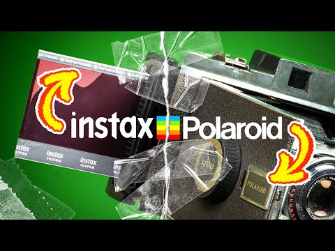 Instax Film in a Polaroid Camera (It Works… Kinda)