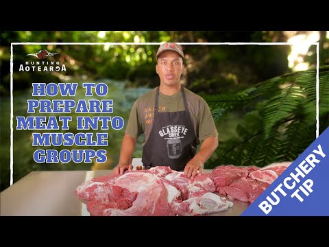 How to prepare meat into muscle groups - Hunting Aotearoa Tip - Part 8