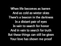 Rush-Madrigal (Lyrics)