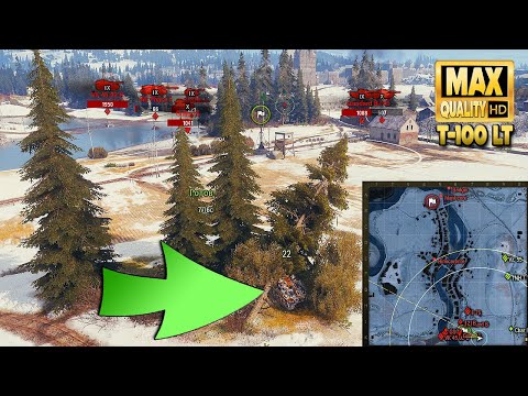 T-100 LT: Scary situations with happy end - World of Tanks