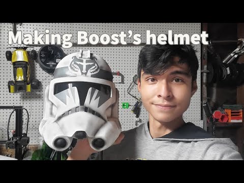 Making Boost's helmet (Clone Wars)