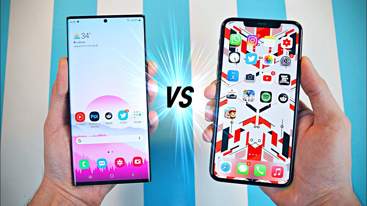 Samsung Galaxy Note 20 Ultra vs iPhone 11 Pro Max - Speed Test!