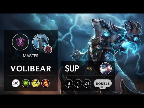 Volibear Support vs Sona - KR Master Patch 9.9