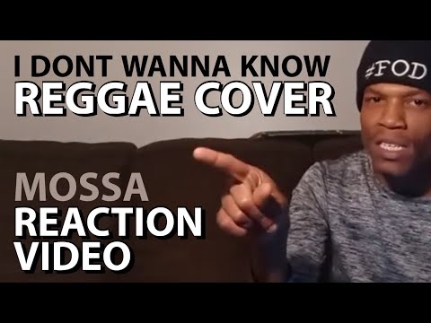 🇺🇸 USA Reaction Video - I Don’t Wanna Know | Mossa ( REGGAE COVER )