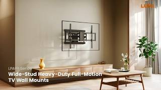 Wide-Stud Heavy-Duty Full-Motion TV Wall Mounts | LPA99 Series | LUMI