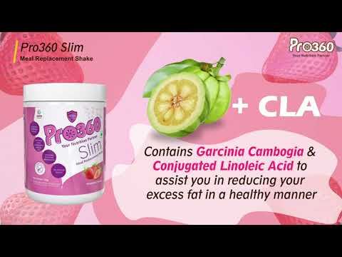 Pro360 slim strawberry - weight loss protein powder, gmn hea...