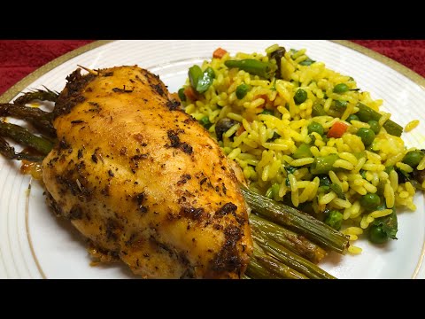 Valentine’s Dinner for my Darlings/chicken breast stuffed with asparagus