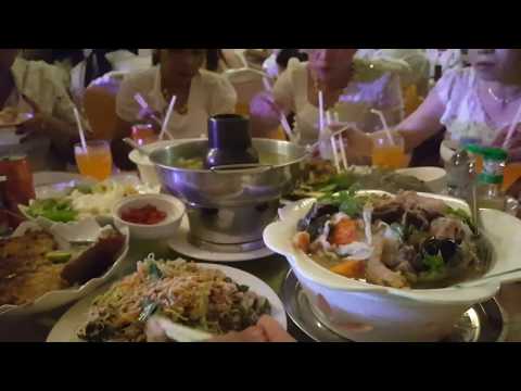 Night And Morning Foods At Ceremony - Cambodian Traditional Function Video
