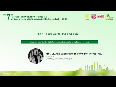 Prof. Dr. Ana Luísa Pinheiro Lomelino Velosa, PhD, Pro Rector, University of Aveiro, Portugal