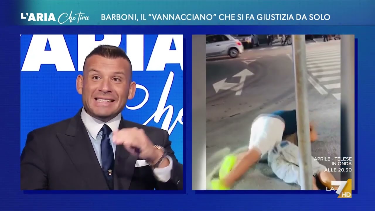 Il 'giustiziere vannacciano' Giuseppe Barboni a David Parenzo: "Sono stato fin troppo gentile, ...
