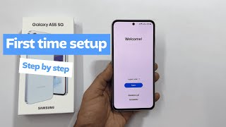 Samsung Galaxy A55 5G: First time setup for beginners