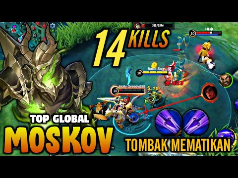 Moskov Inspire Sakit Banget Cuy! Build Tersakit Moskov | Top global moskov best build 2022 - MLBB