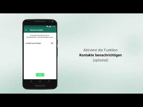 Deine Telefonnummer in WhatsApp ändern