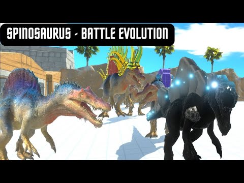 SPINOSAURUS  - BATTLE EVOLUTION IN ARBS  - ANIMAL REVOLT BATTLE SIMULATOR